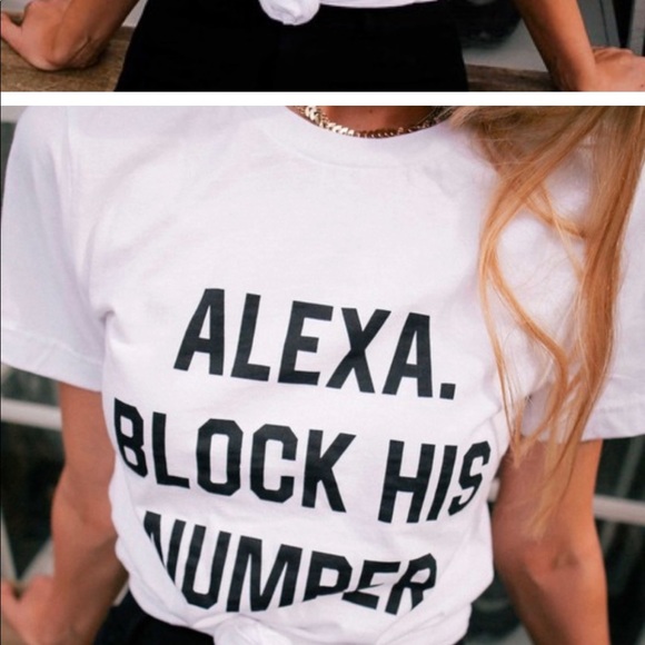 alexa block his number tee - Picture 2 of 2
